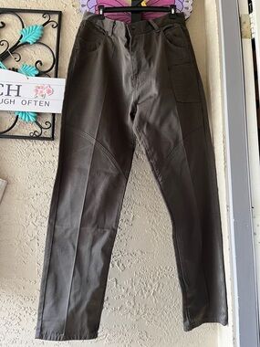 Kaalu Men's olive green Brown Work-Style cargo Straight Leg Pants size 40-32